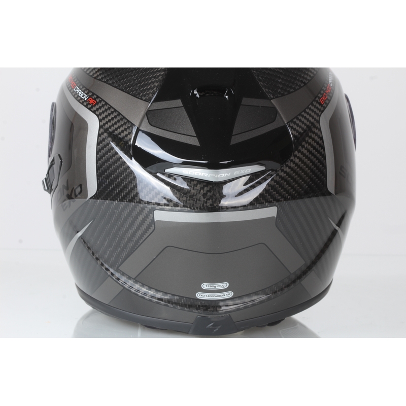 Integrált sisak Scorpion EXO-1400 Carbon Air Esprit fekete-ezüst eladó kiárusítás