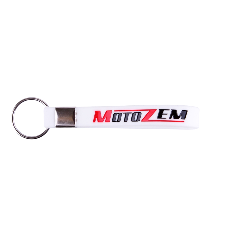 MotoZem kulcstartó fehér