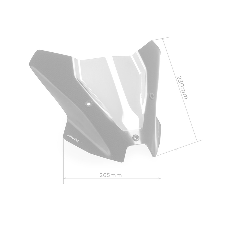 Windshield PUIG NEW GEN. SPORT füstszínű