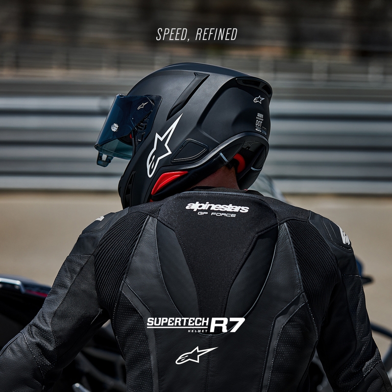 Integrální helma na motorku Alpinestars S-R7 Solid matná černá