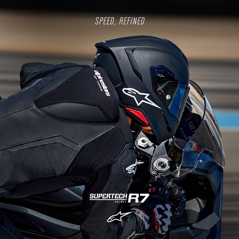 Integrální helma na motorku Alpinestars S-R7 Solid matná černá