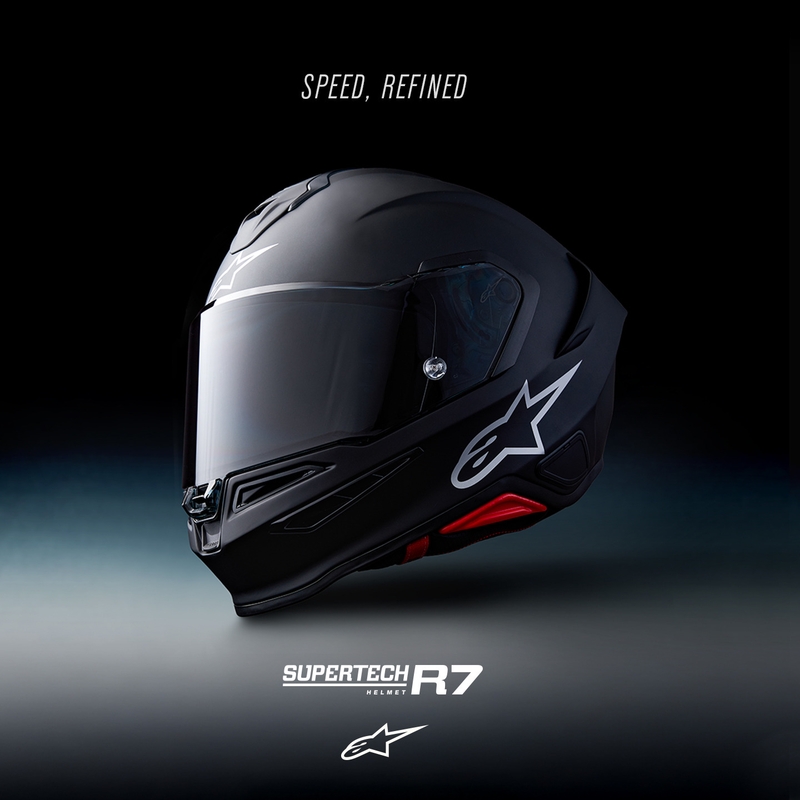 Integrální helma na motorku Alpinestars S-R7 Solid matná černá