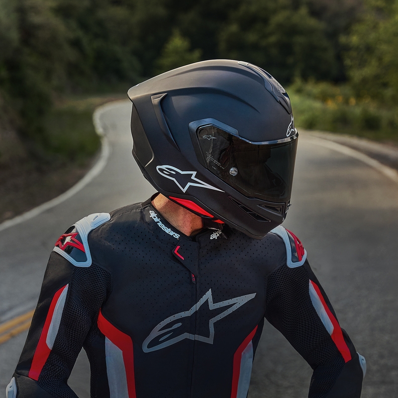 Integrální helma na motorku Alpinestars S-R7 Solid matná černá