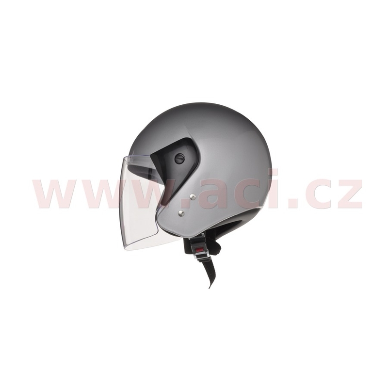 Otevřená přilba na motorku ZED C23 stříbrná