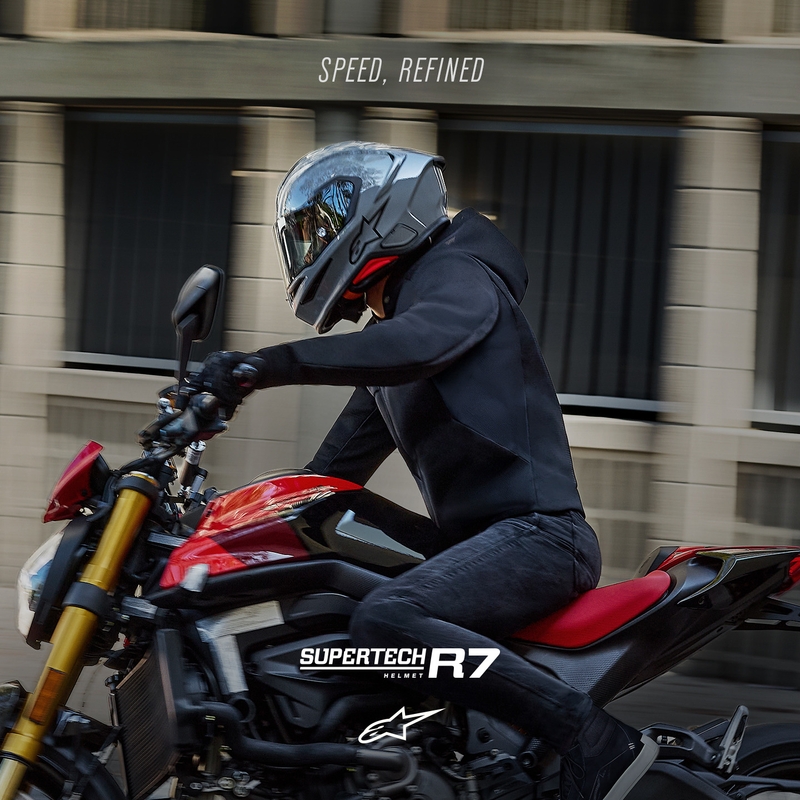 Integrální helma na motorku Alpinestars S-R7 Solid šedá