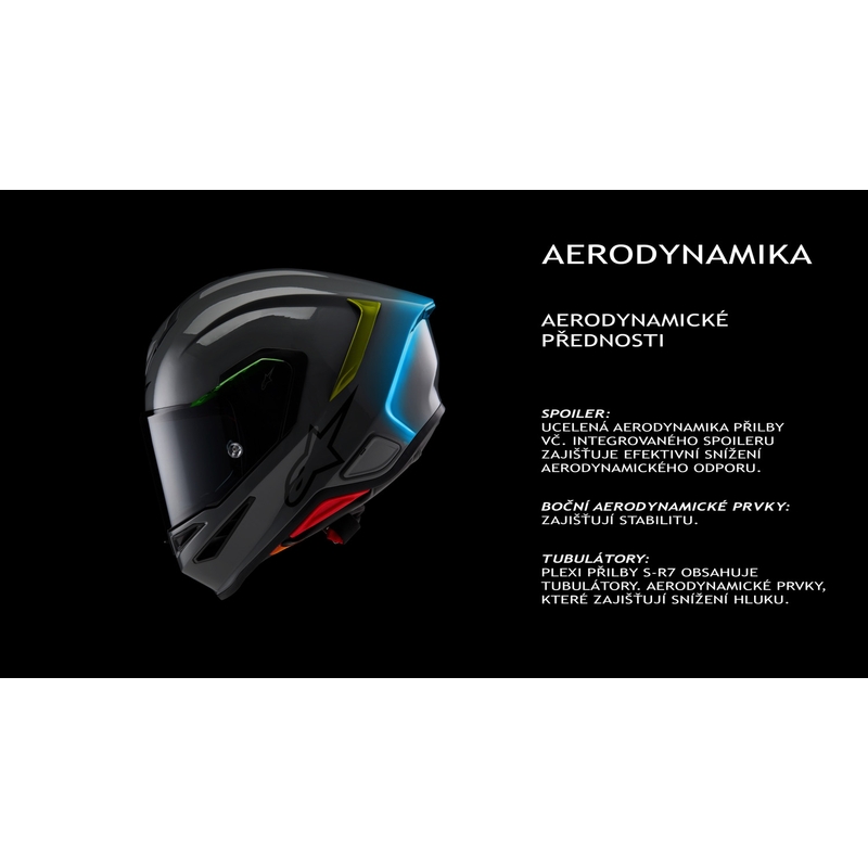 Integrální helma na motorku Alpinestars S-R7 Solid šedá