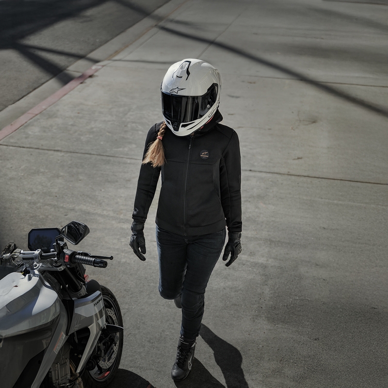 Integrální helma na motorku Alpinestars S-R7 Solid bílá