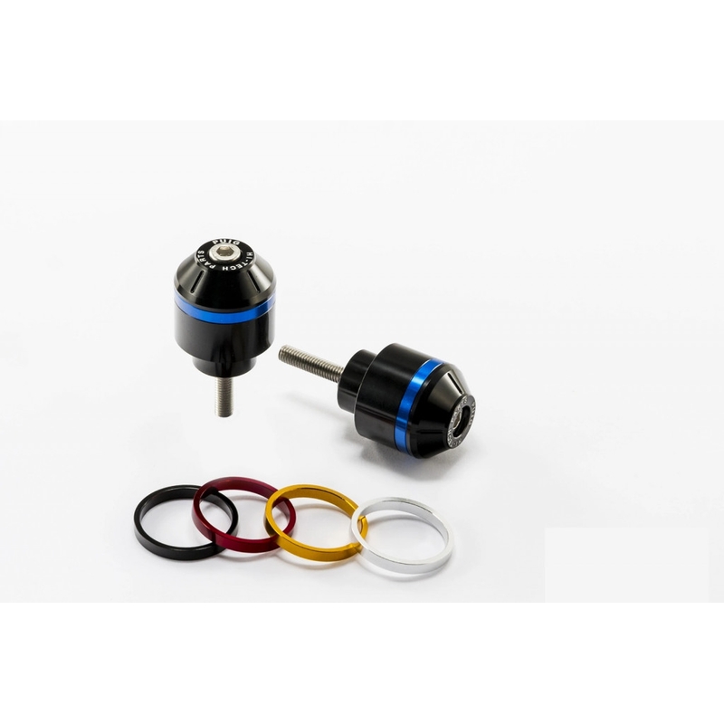 Bar ends PUIG SHORT WITH RING colour rings included