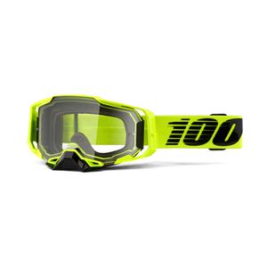 Motocross szemüveg 100% ARMEGA Nukleáris Citrus sárga (tiszta plexi) eladás
