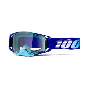 Motocross szemüveg 100% ARMEGA Királykék (tiszta szemellenző)