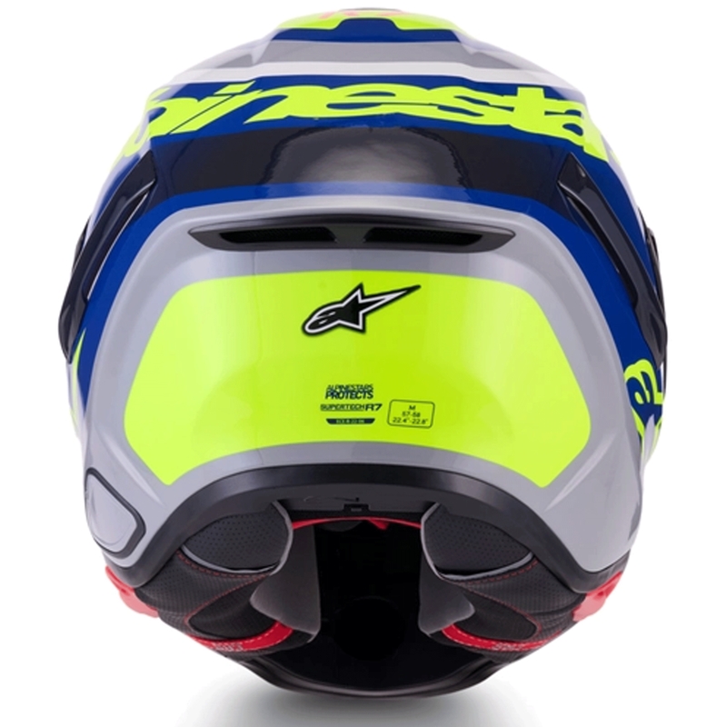 Integrální helma na motorku Alpinestars S-R7 Lumen stříbrno-černo-růžovo-fluo žlutá