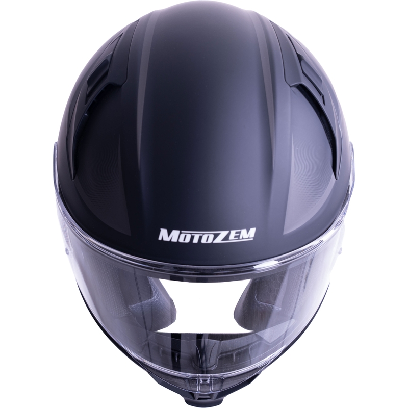 Integrální helma na motorku MotoZem Guardian matná černá - vzorek