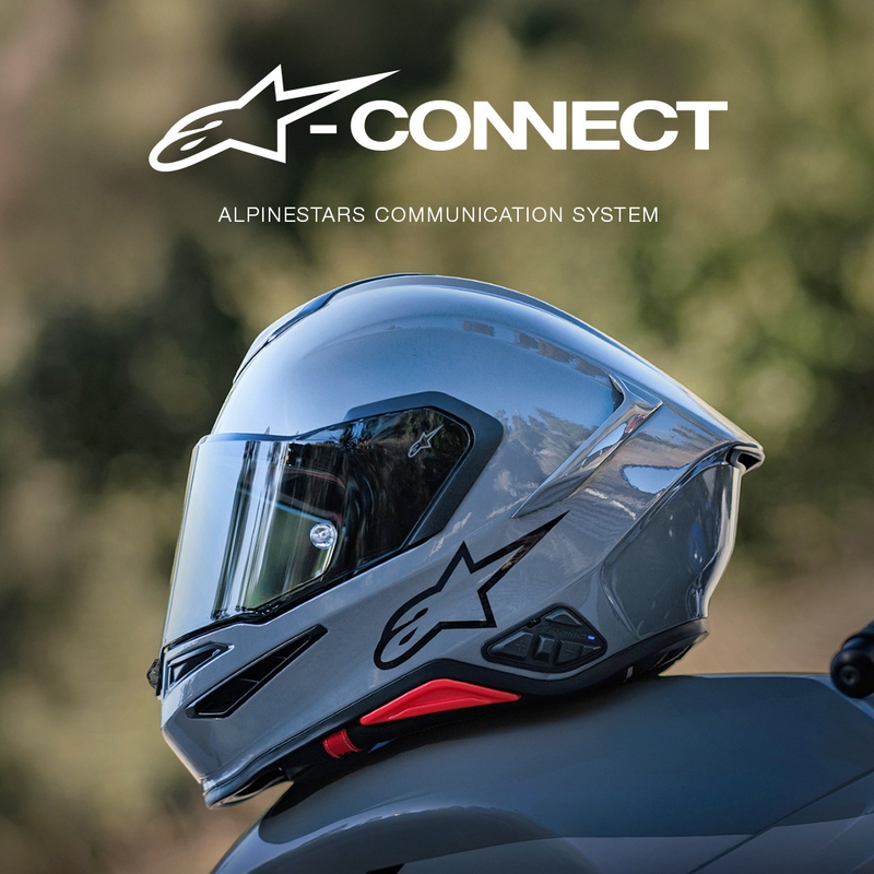 Bluetooth interkom na motorku Alpinestars A-CONNECT system černý