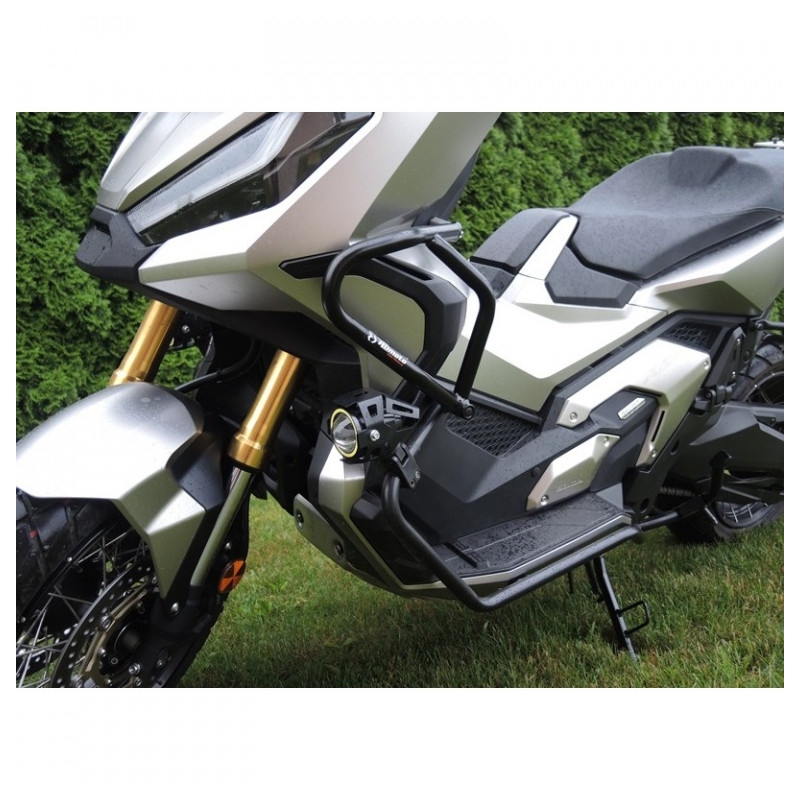 Engine guards RDMOTO matt black upper + lower részére HONDA X-ADV 750 2021-2023