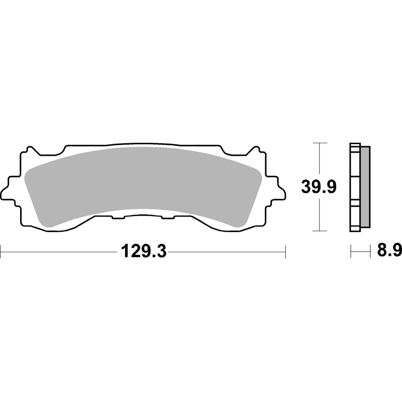 Fékbetét BREMBO