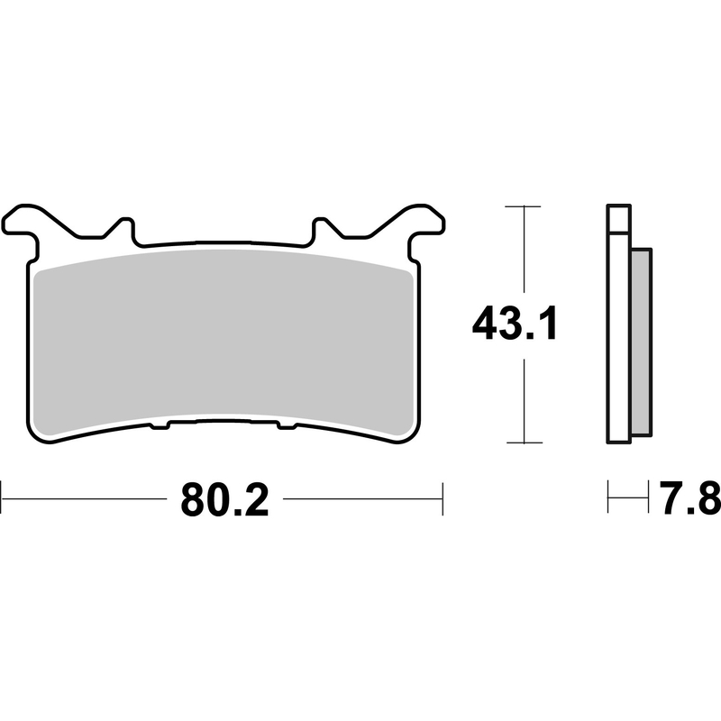 Fékbetét BREMBO