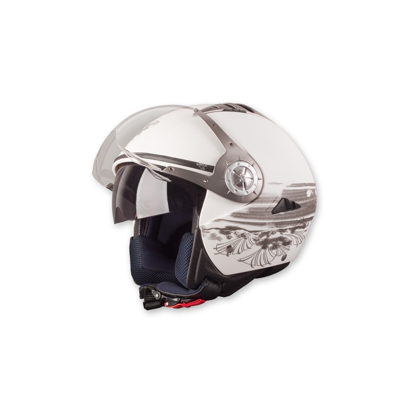 Motoros sisak nyitott LS2 TOMCAT chrono fehér