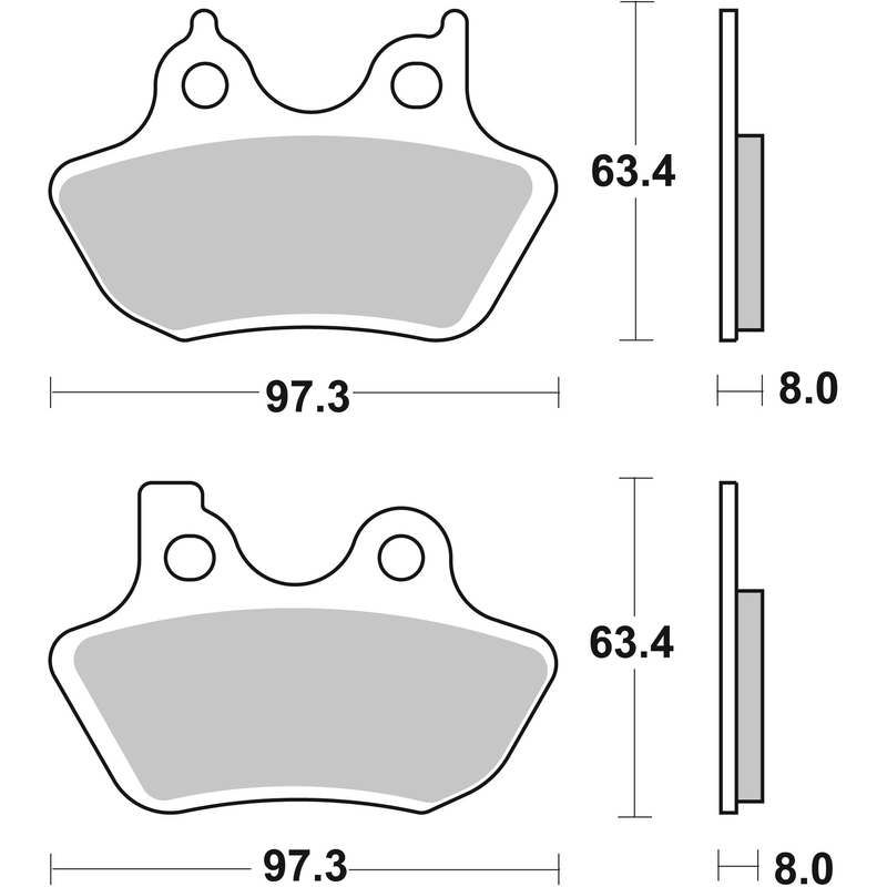 Fékbetét BREMBO