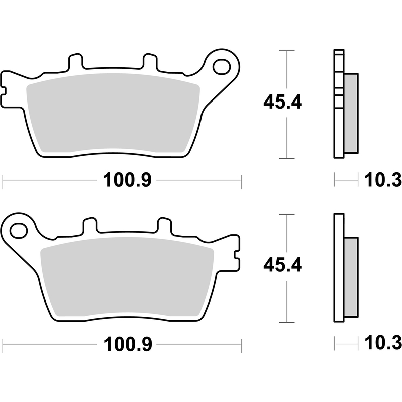 Fékbetét BREMBO részére YAMAHA MXT 850 Niken / GT 2018-2022