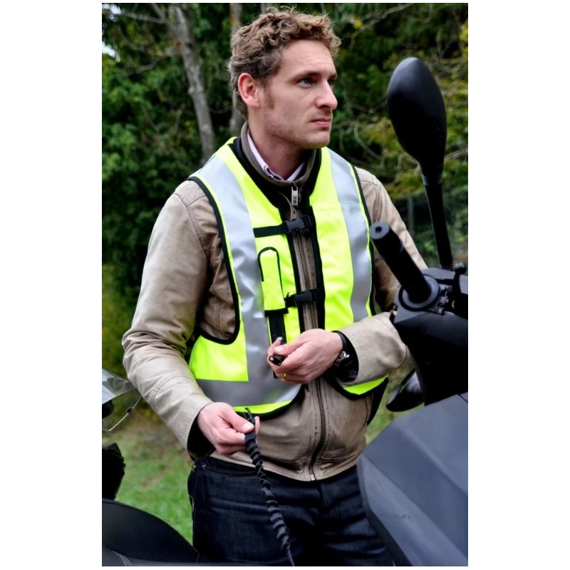 Légzsák mellény HELITE Airnest Fluo sárga
