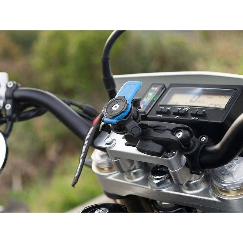 Hlava držáku telefonu Quad Lock® 360 s uvolňovací páčkou modro-černá