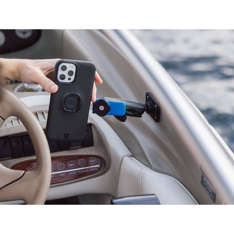 Hlava držáku telefonu Quad Lock® 360 s uvolňovací páčkou modro-černá