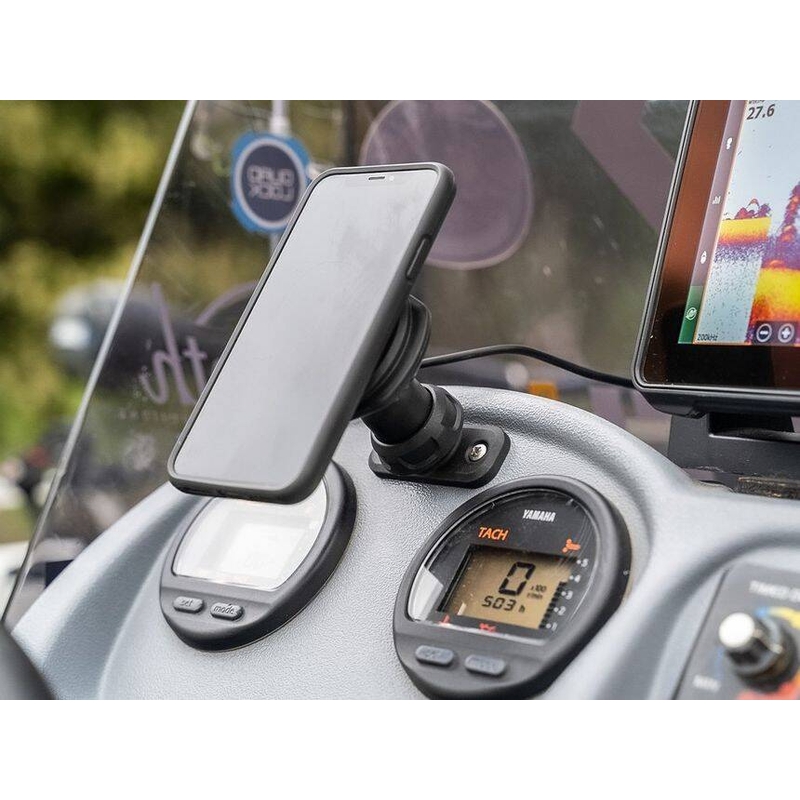 Plochá obdélníková základna Quad Lock® 360 se 2 otvory černá