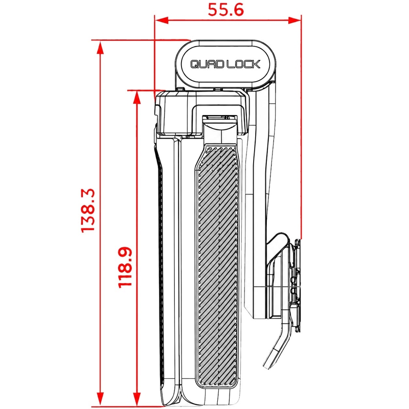 Stativ Quad Lock® černý