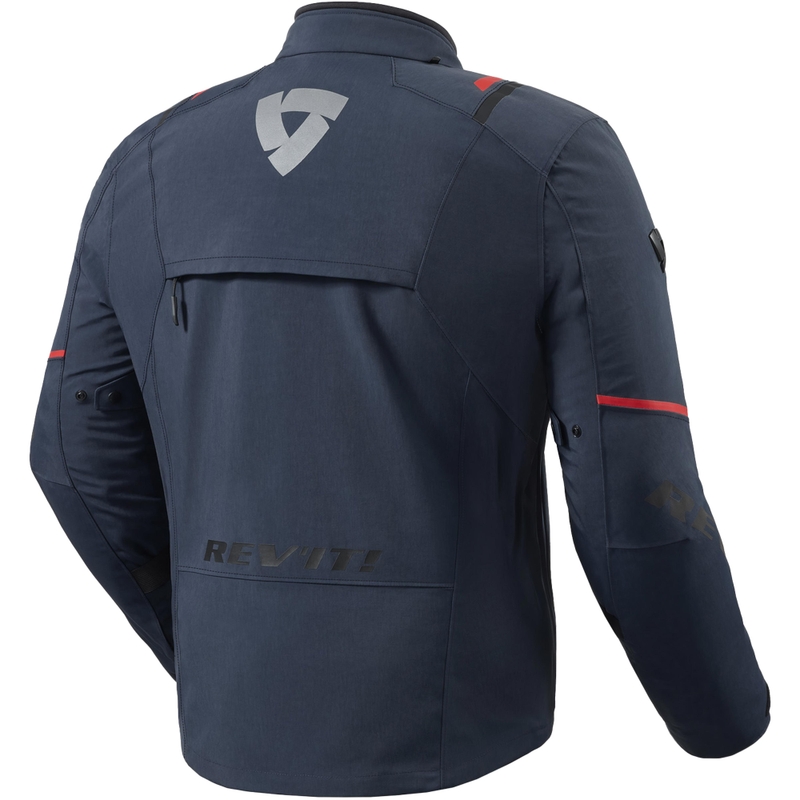 Bunda na motorku Revit Fractal H2O tmavě modrá
