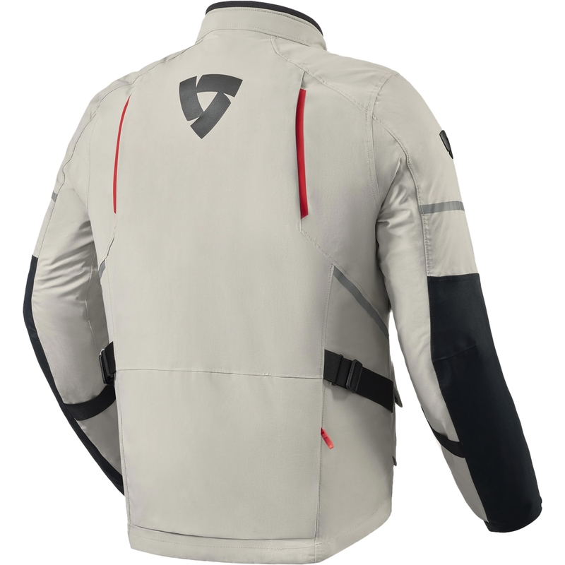 Bunda na motorku Revit Vertical 2 GTX šedo-červená