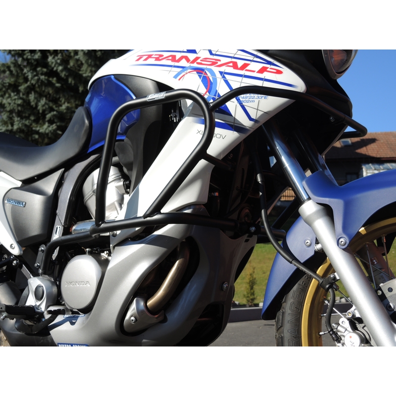Engine guards RDMOTO matt black részére HONDA XL 700 V Transalp 2007-2012