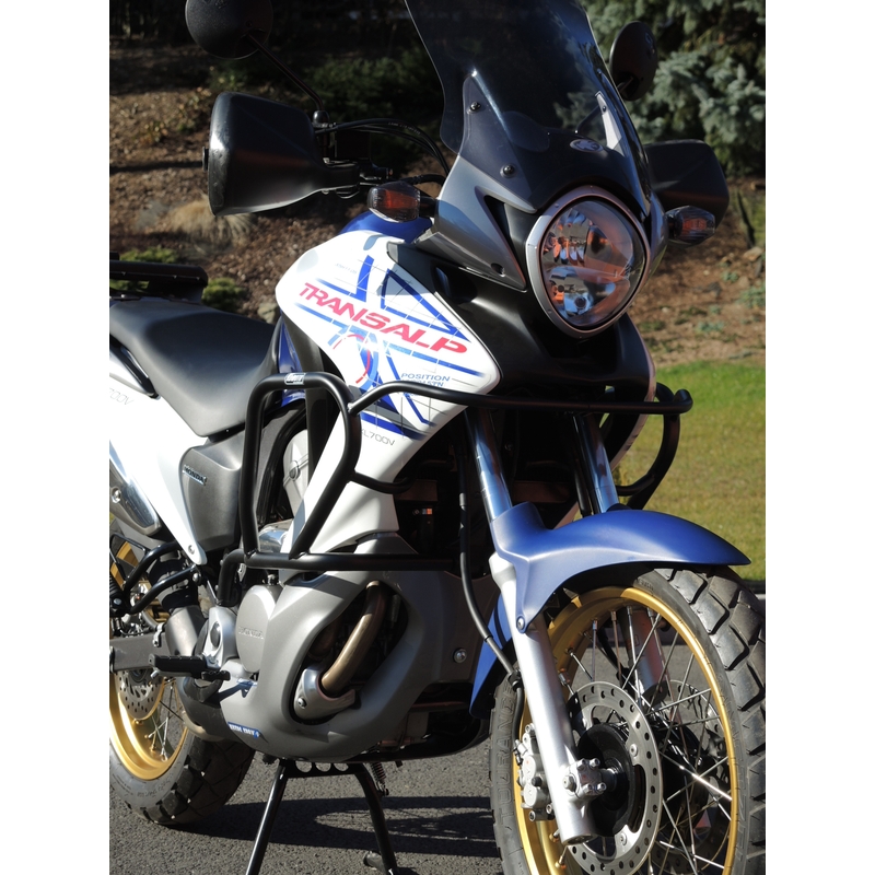 Engine guards RDMOTO matt black részére HONDA XL 700 V Transalp 2007-2012