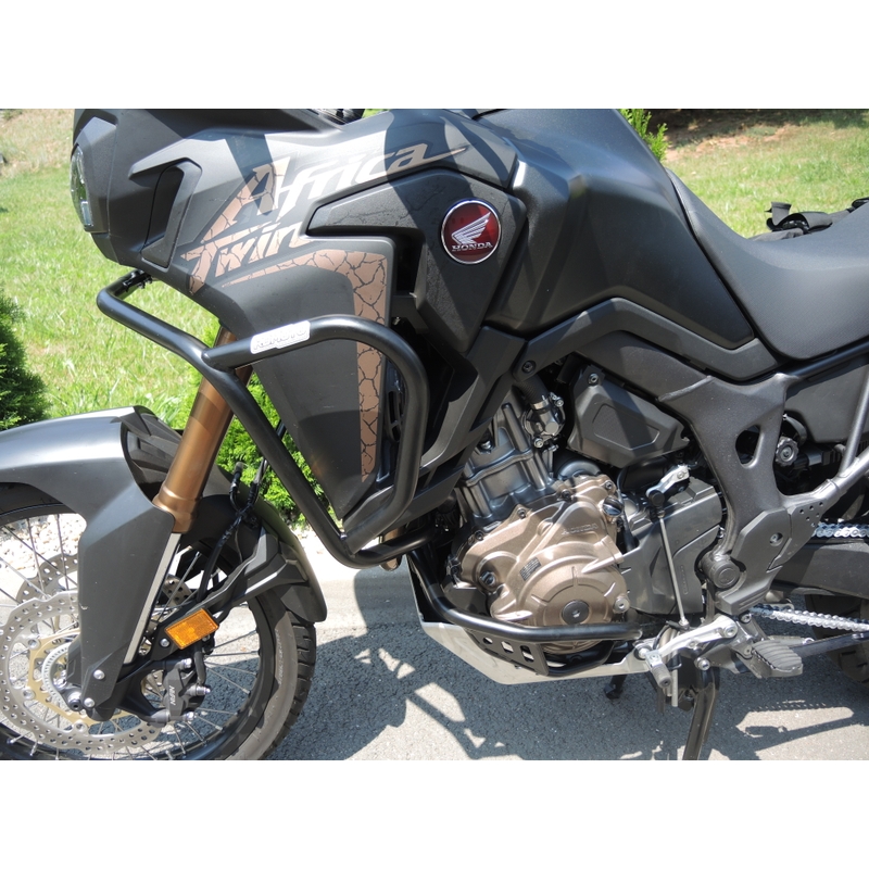 Engine guards RDMOTO matt black upper + lower részére HONDA CRF 1000 L Africa Twin 2016-2019