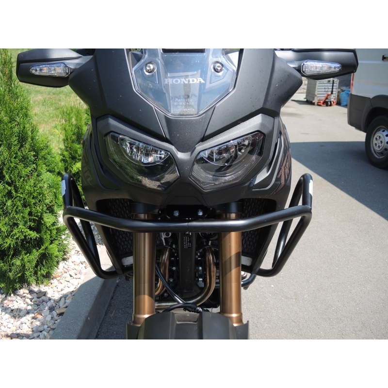 Engine guards RDMOTO matt black upper + lower részére HONDA CRF 1000 L Africa Twin 2016-2019