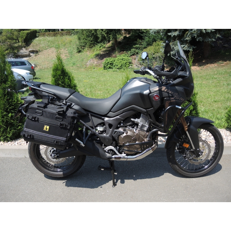 Engine guards RDMOTO matt black upper + lower részére HONDA CRF 1000 L Africa Twin 2016-2019