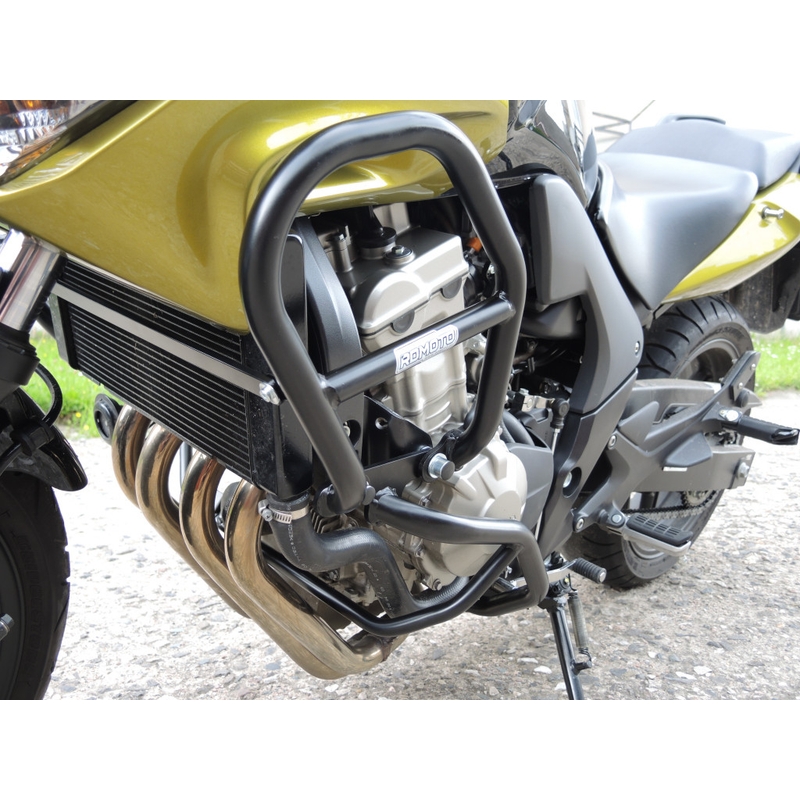 Engine guards RDMOTO matt black upper + lower részére HONDA CBF 600 / S 2008-2012