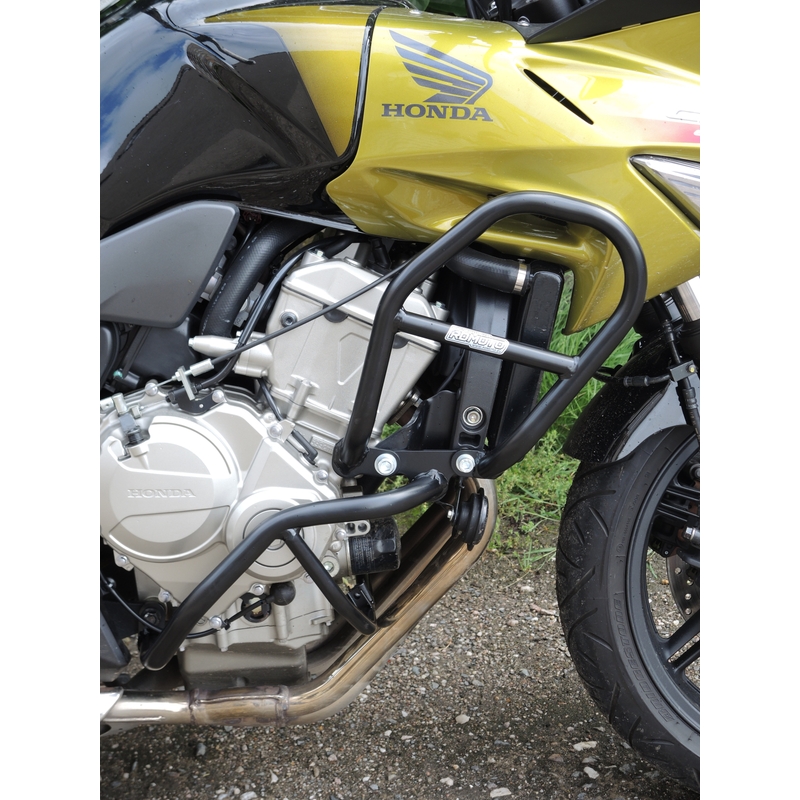Engine guards RDMOTO matt black upper + lower részére HONDA CBF 600 / S 2008-2012