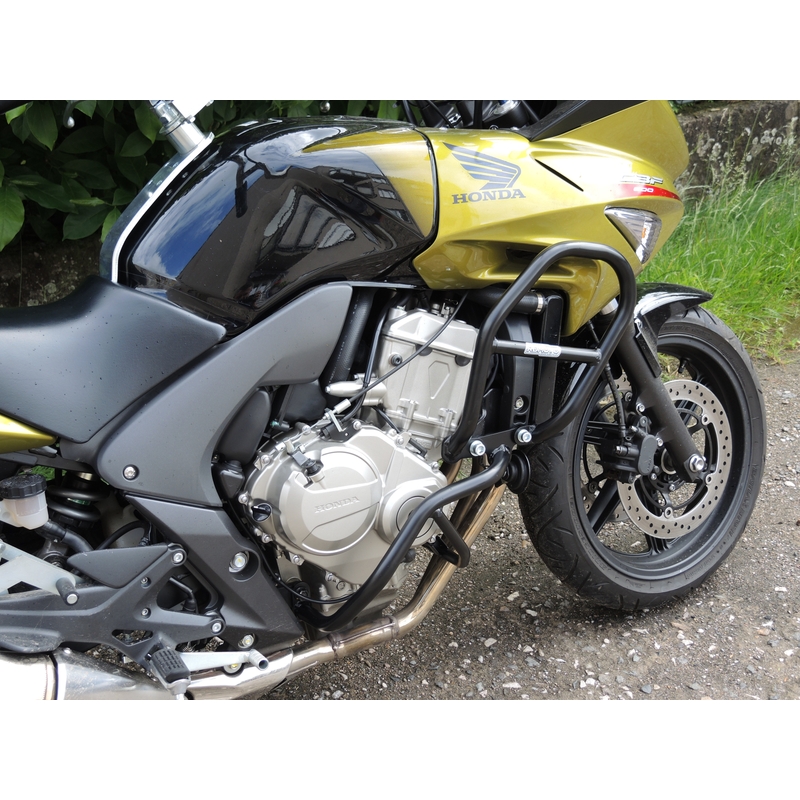 Engine guards RDMOTO matt black upper + lower részére HONDA CBF 600 / S 2008-2012