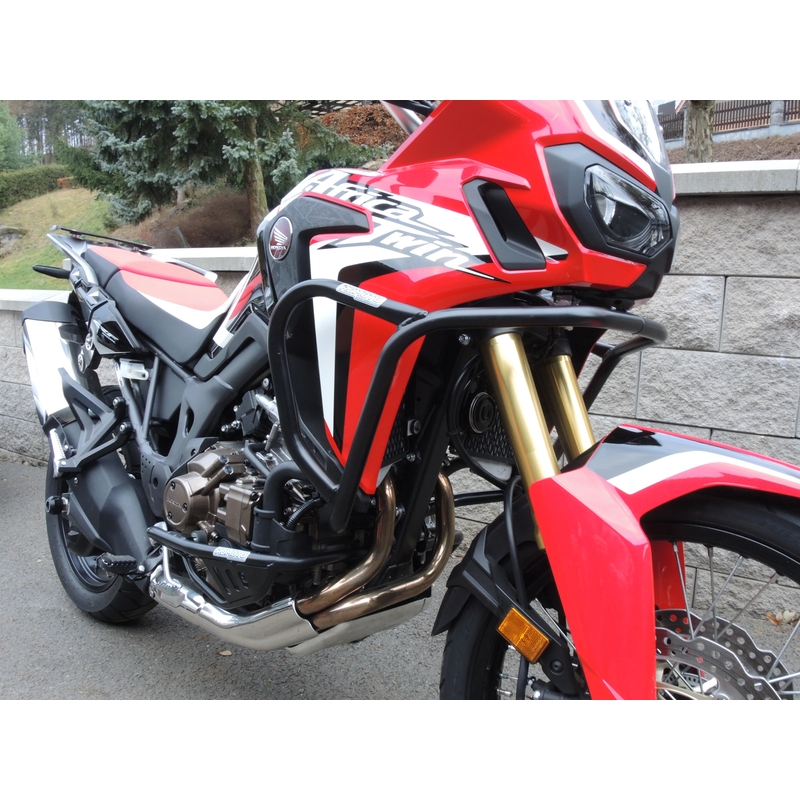 Engine guards RDMOTO black upper + lower részére HONDA CRF 1000 L Africa Twin 2016-2018