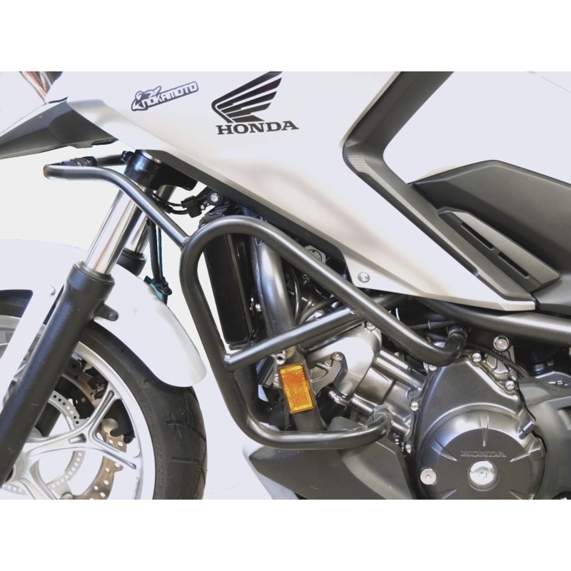 Engine guards RDMOTO matt black részére HONDA NC 750 X / XD 2016-2023, HONDA NC 750 S 2016-2023