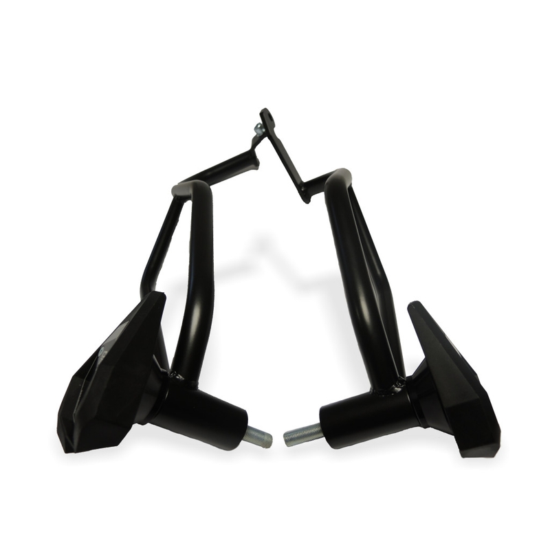 Engine guards RDMOTO matt black with slider SL01 részére YAMAHA MT-07 700 2014-2023, YAMAHA XSR 700 2014-2023
