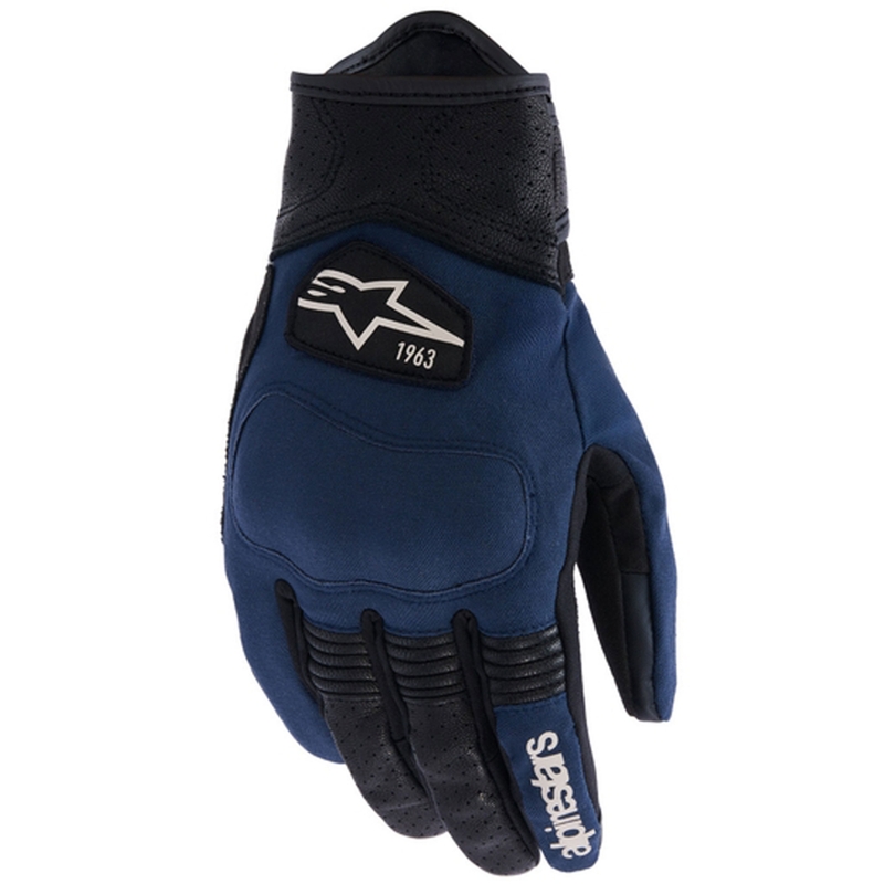 Rukavice na motorku Alpinestars Tracker tmavě modro-černé