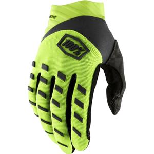Dětské motokrosové rukavice 100% Airmatic žluto-černé