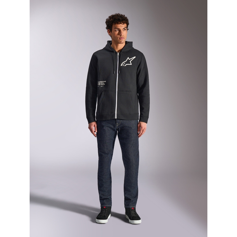 Mikina Alpinestars Transverse Hoodie černá