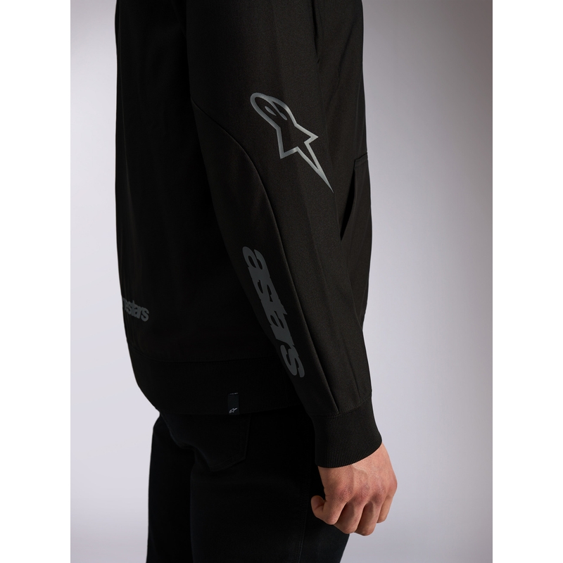 Mikina Alpinestars Sessions 3 Hoodie černo-šedá