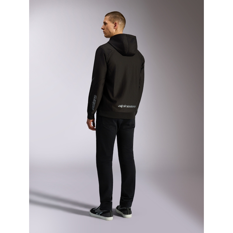 Mikina Alpinestars Sessions 3 Hoodie černo-šedá