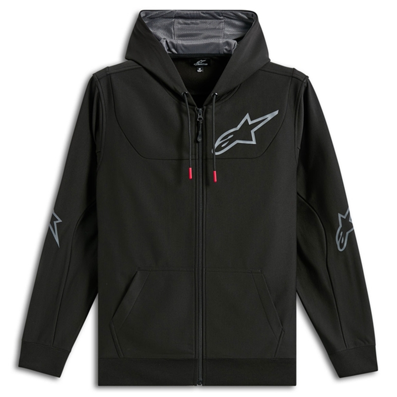 Mikina Alpinestars Sessions 3 Hoodie černo-šedá