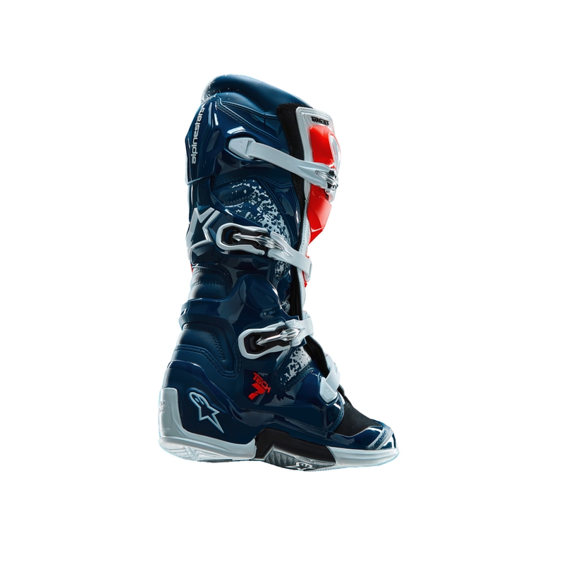 Motokrosové boty Alpinestars TECH 7 UNITY červeno-bílo-modré
