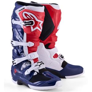 Motokrosové boty Alpinestars TECH 7 UNITY červeno-bílo-modré