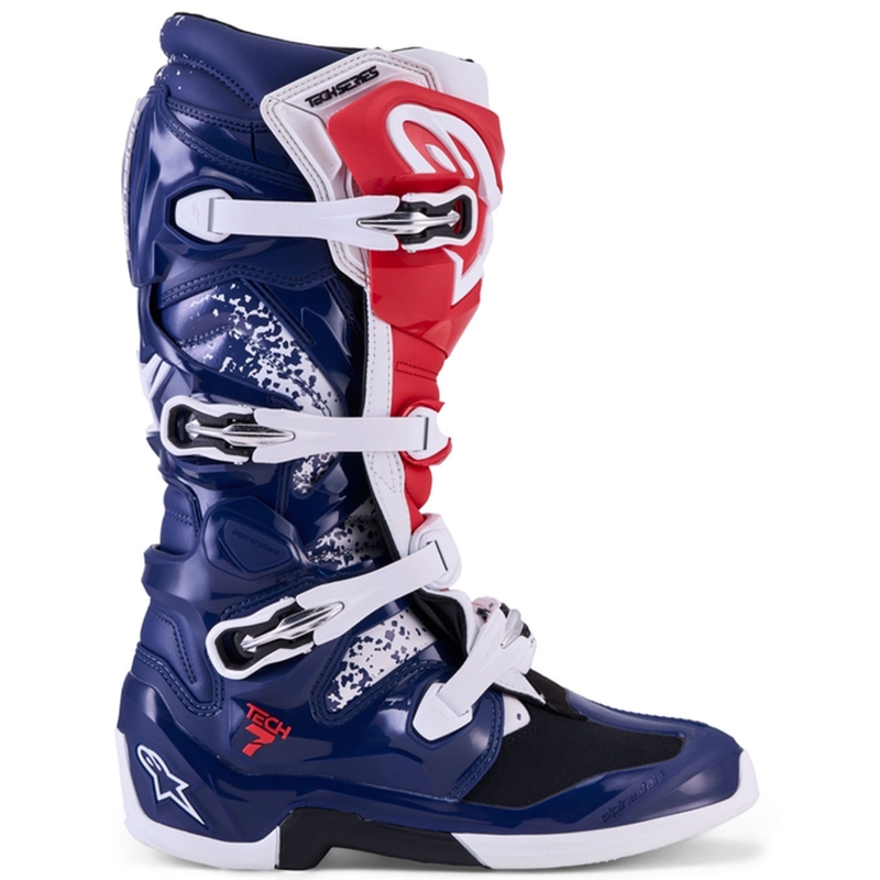 Motokrosové boty Alpinestars TECH 7 UNITY červeno-bílo-modré